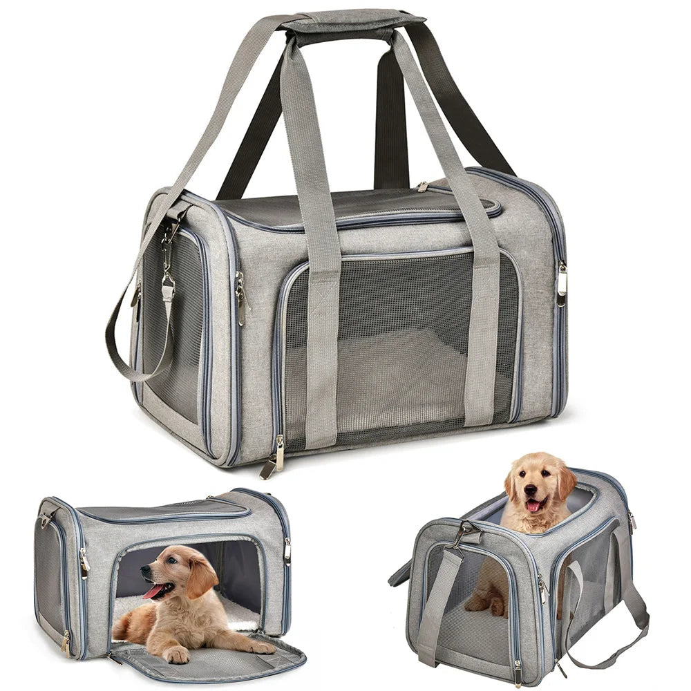 Airline-Approved Soft-Sided Dog Carrier Backpack