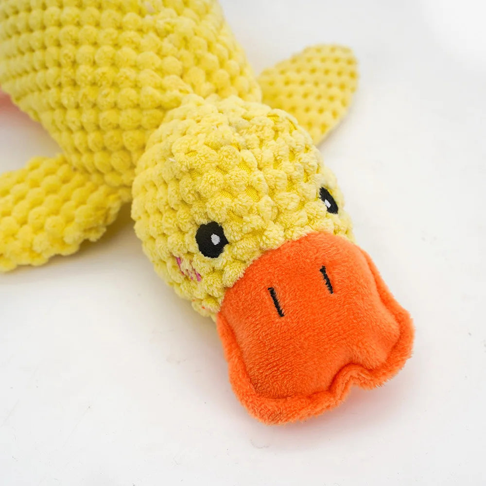 Duck-Shaped Quacking Dog Toy – Durable Chew Toy for Fun Interactive Play