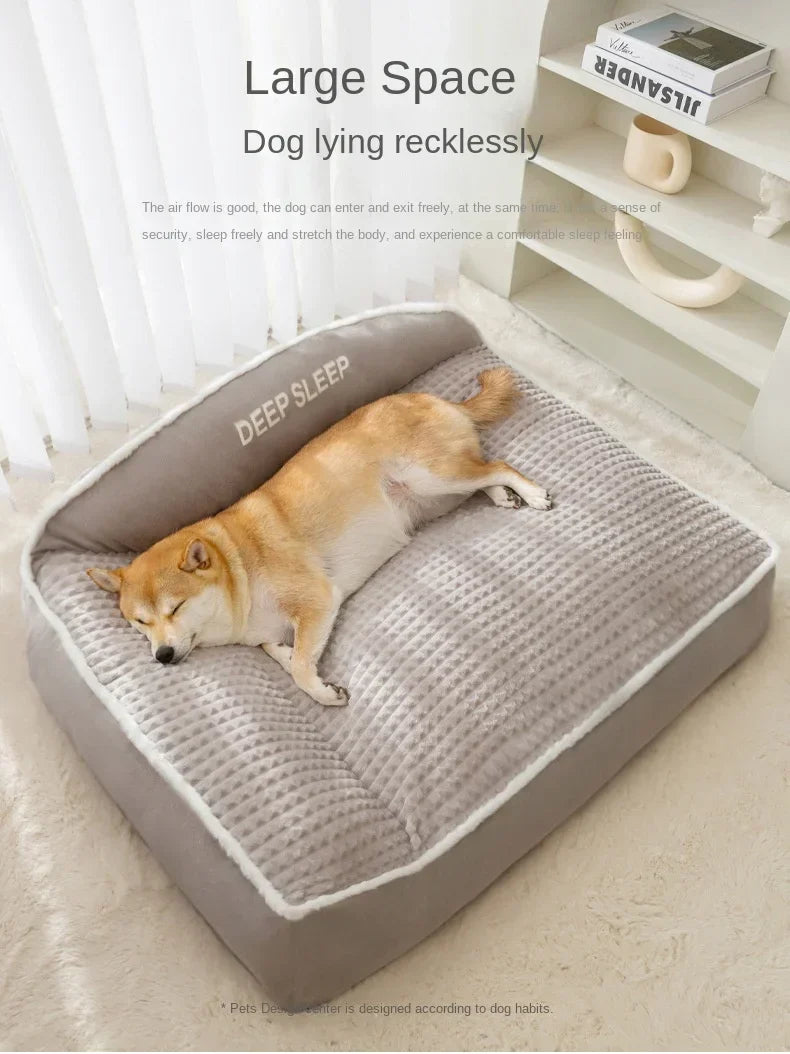 Autumn and Winter Warm Kennel – Cozy Comfort for Medium to Large Dogs and Cats