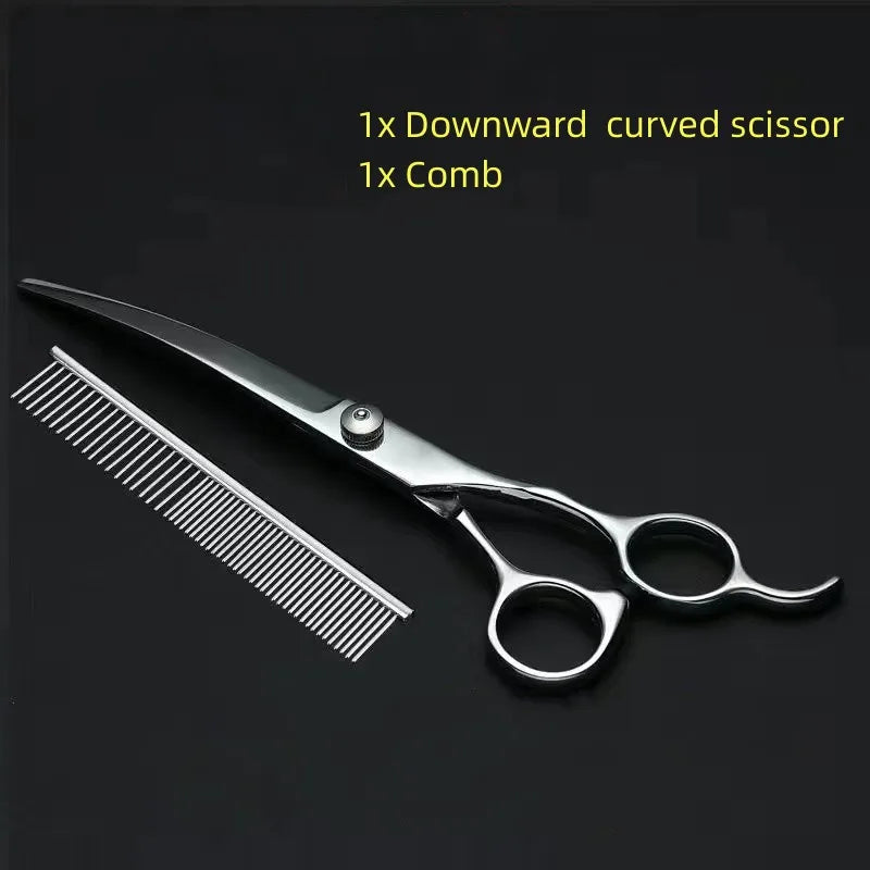 Professional Trimming Bent Scissors