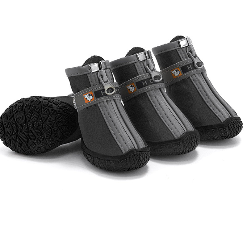 Non-Slip Dog Shoes – Thick Plush Paw Protection for Warmth and Safety